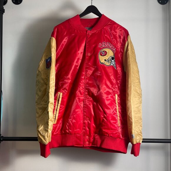 Starter San Francisco 49ers Satin Jacket size 2XL - Picture 1 of 3